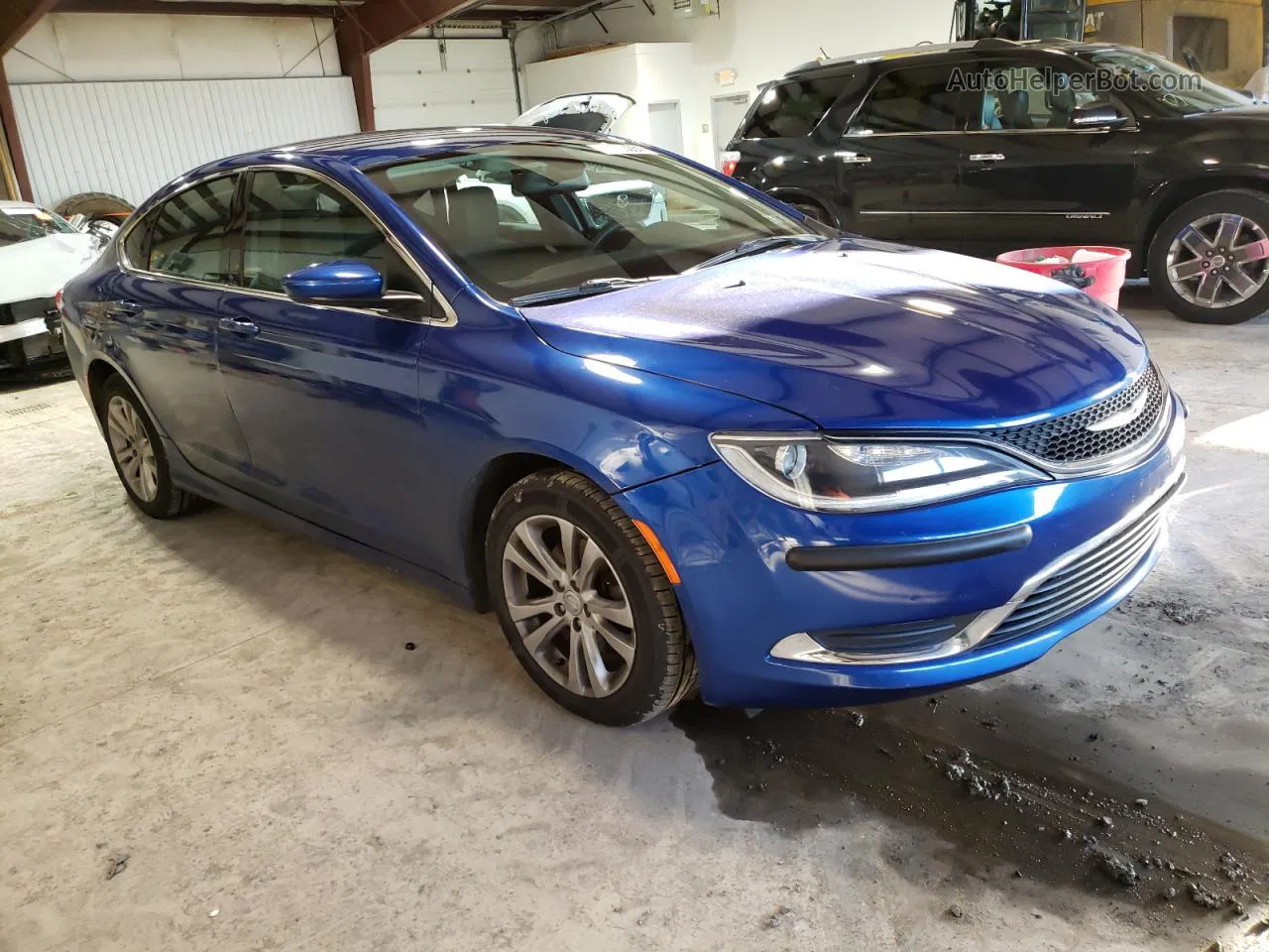 2016 Chrysler 200 Limited Blue vin: 1C3CCCAB5GN149995