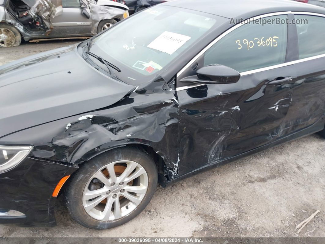 2016 Chrysler 200 Limited Black vin: 1C3CCCAB5GN152668