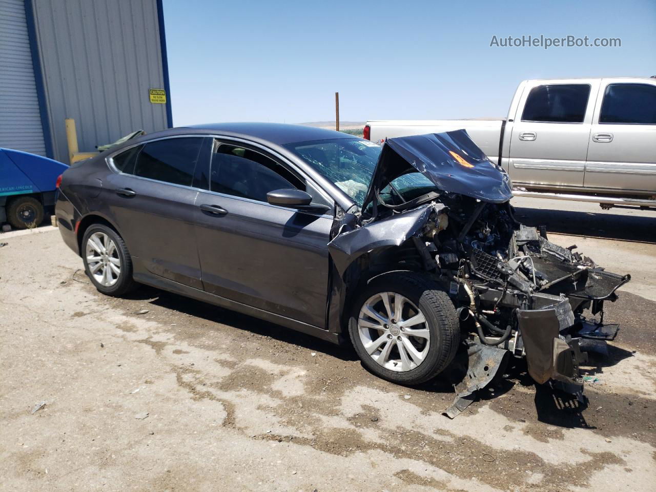 2016 Chrysler 200 Limited Charcoal vin: 1C3CCCAB5GN165727