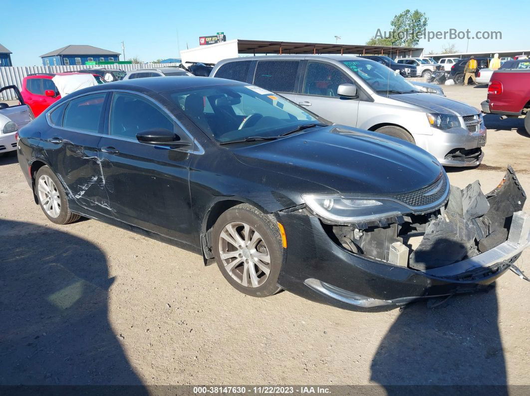 2016 Chrysler 200 Limited Черный vin: 1C3CCCAB5GN165968