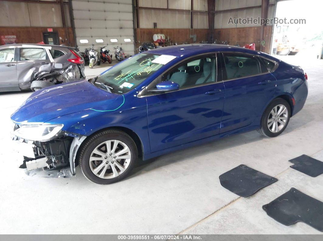 2016 Chrysler 200 Limited Blue vin: 1C3CCCAB5GN169261