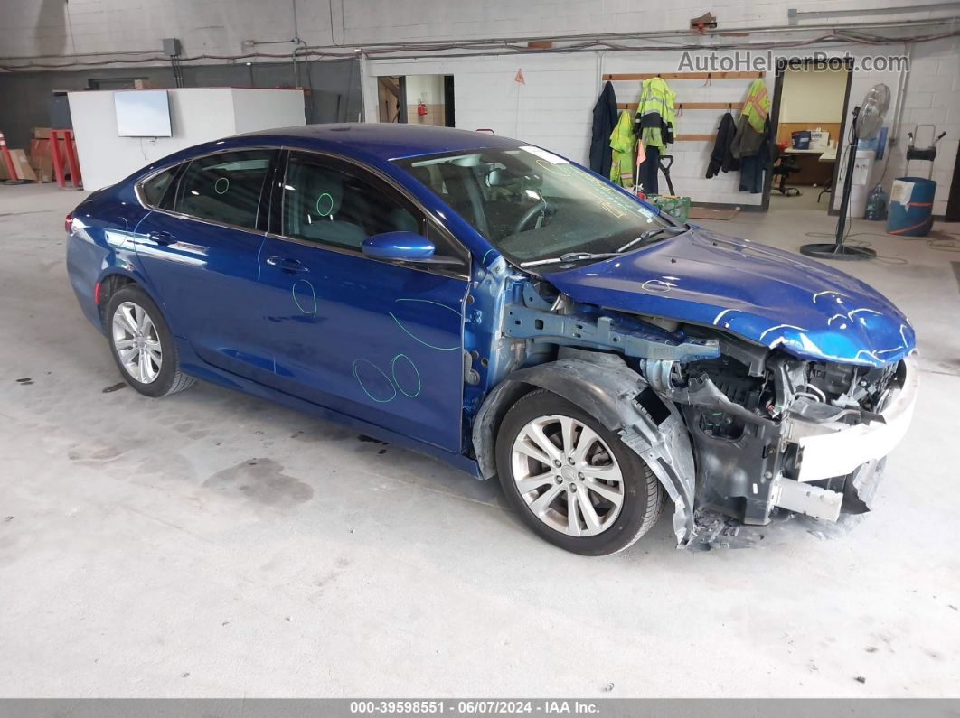 2016 Chrysler 200 Limited Blue vin: 1C3CCCAB5GN169261