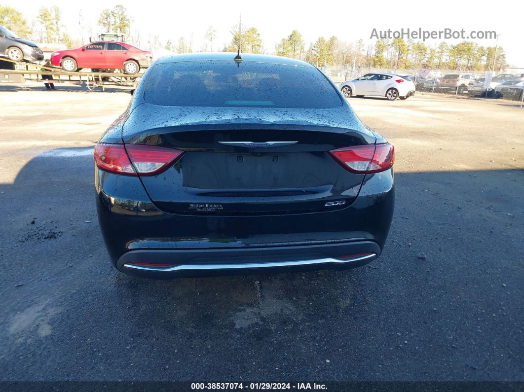 2016 Chrysler 200 Limited Черный vin: 1C3CCCAB5GN169311