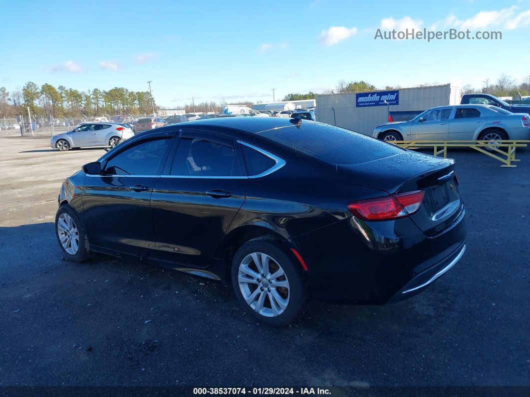 2016 Chrysler 200 Limited Black vin: 1C3CCCAB5GN169311