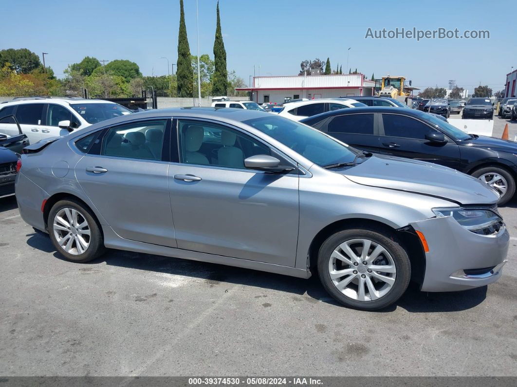 2016 Chrysler 200 Limited Silver vin: 1C3CCCAB5GN171754