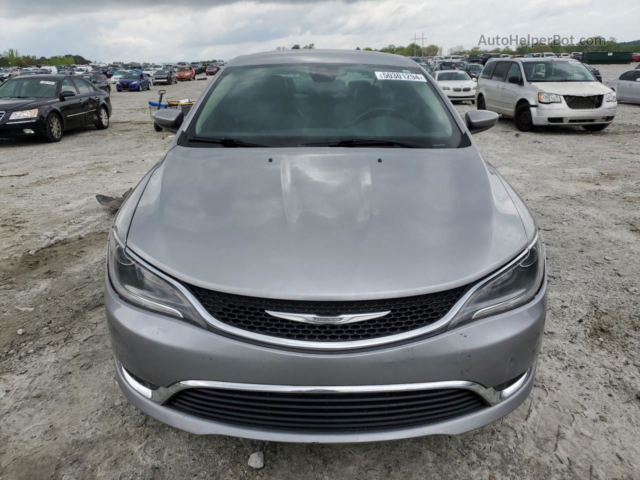 2016 Chrysler 200 Limited Серебряный vin: 1C3CCCAB5GN178638