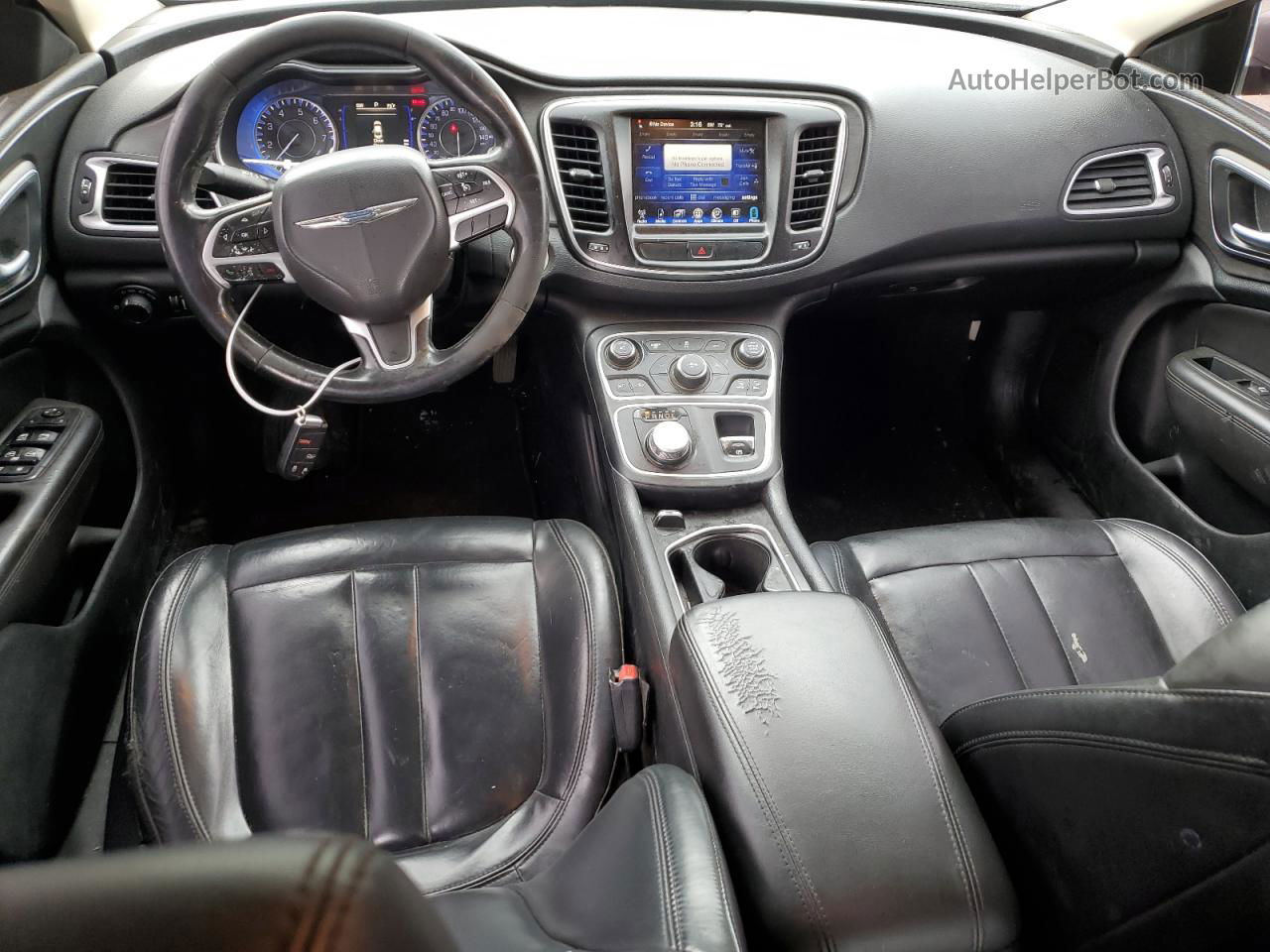 2016 Chrysler 200 Limited Серебряный vin: 1C3CCCAB5GN178638