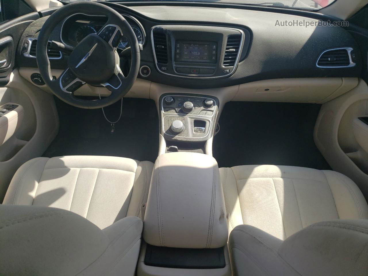 2016 Chrysler 200 Limited Темно-бордовый vin: 1C3CCCAB5GN187730