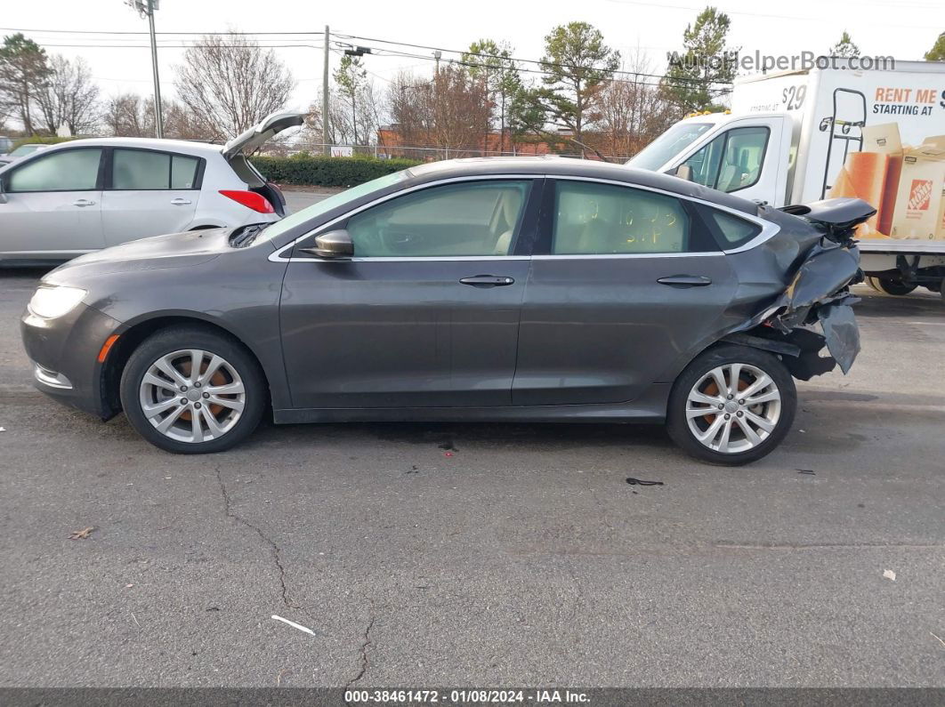 2016 Chrysler 200 Limited Platinum Gray vin: 1C3CCCAB5GN188702