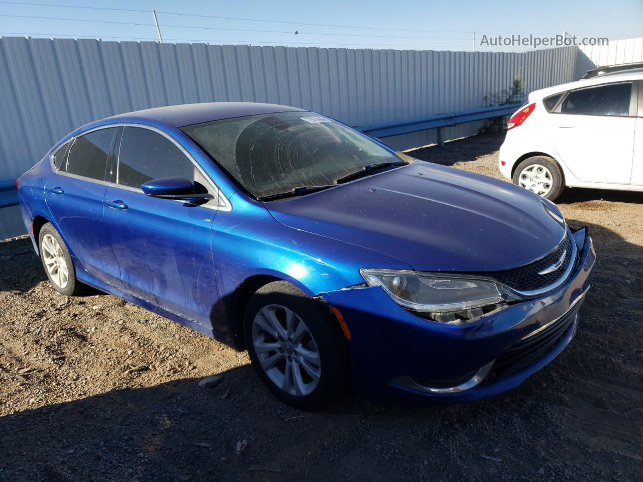 2017 Chrysler 200 Limited Blue vin: 1C3CCCAB5HN500423