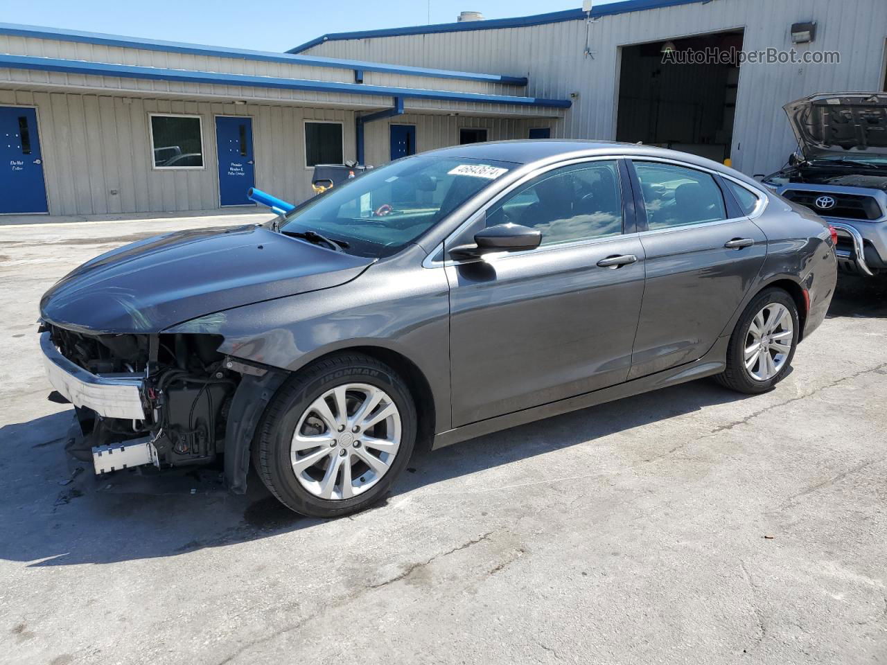 2017 Chrysler 200 Limited Серый vin: 1C3CCCAB5HN502740