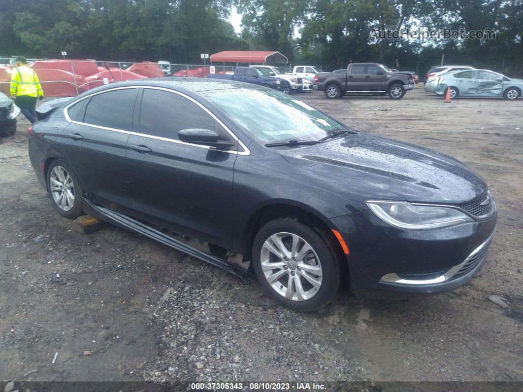 2017 Chrysler 200 Limited Platinum Серый vin: 1C3CCCAB5HN505685