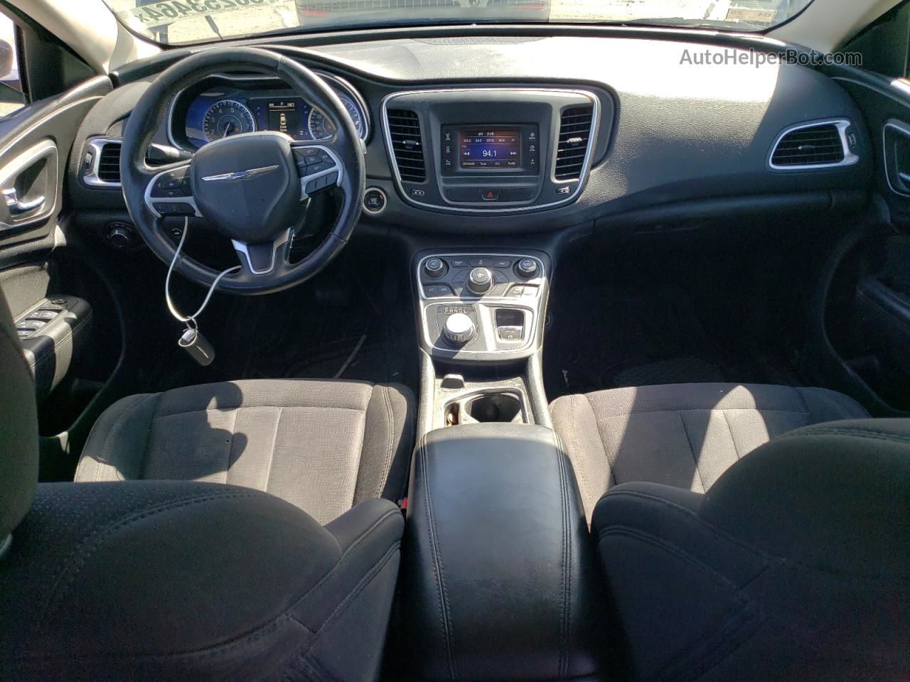 2015 Chrysler 200 Limited Черный vin: 1C3CCCAB6FN528552