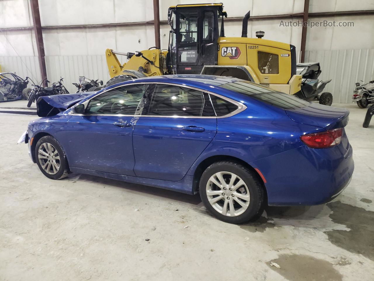 2015 Chrysler 200 Limited Blue vin: 1C3CCCAB6FN548042