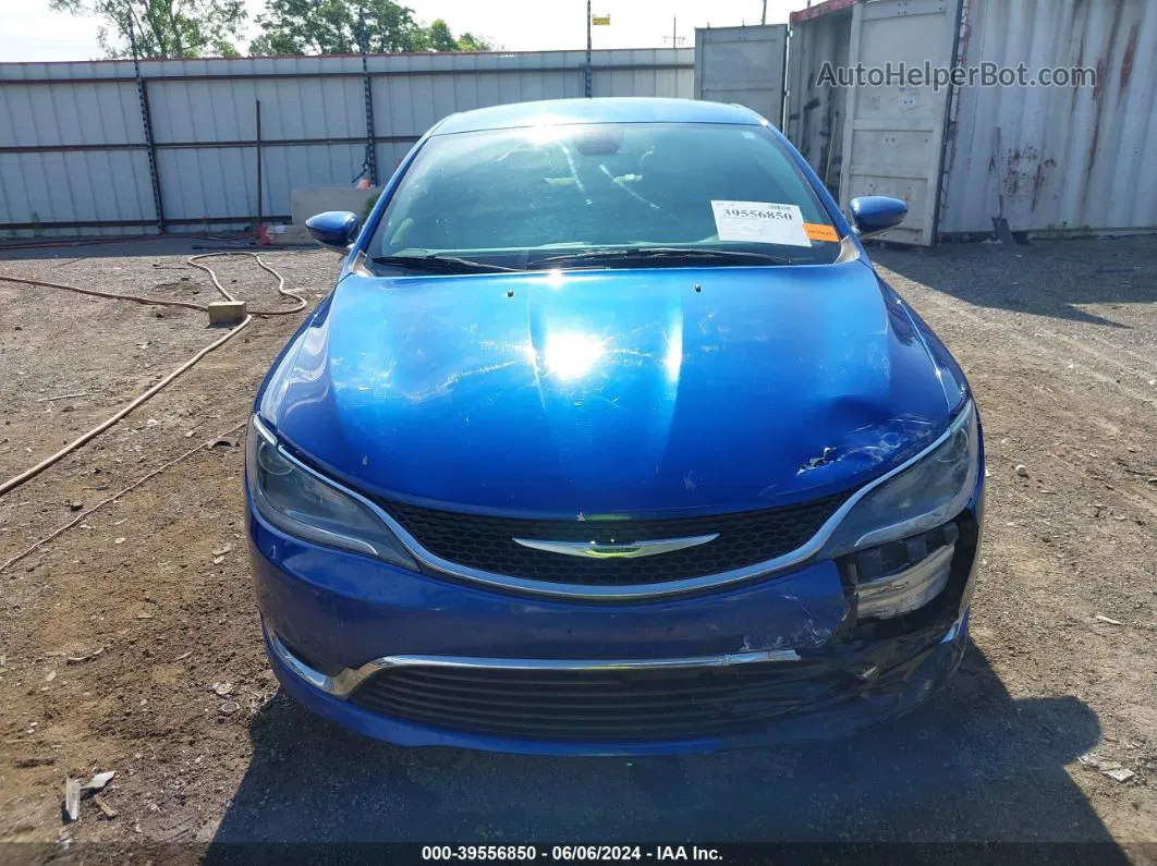 2015 Chrysler 200 Limited Синий vin: 1C3CCCAB6FN554424