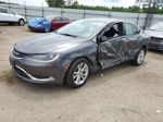 2015 Chrysler 200 Limited Gray vin: 1C3CCCAB6FN564855