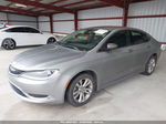 2015 Chrysler 200 Limited Silver vin: 1C3CCCAB6FN586581