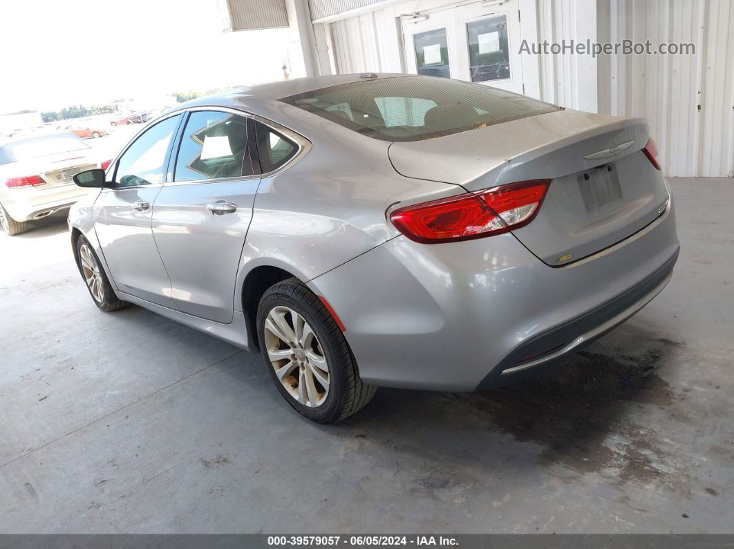 2015 Chrysler 200 Limited Silver vin: 1C3CCCAB6FN602293