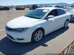 2015 Chrysler 200 Limited White vin: 1C3CCCAB6FN603086