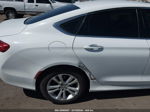 2015 Chrysler 200 Limited White vin: 1C3CCCAB6FN603086