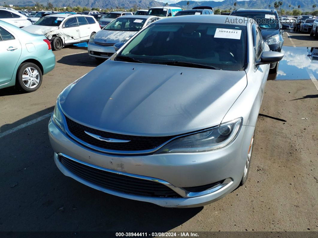 2015 Chrysler 200 Limited Gray vin: 1C3CCCAB6FN625279