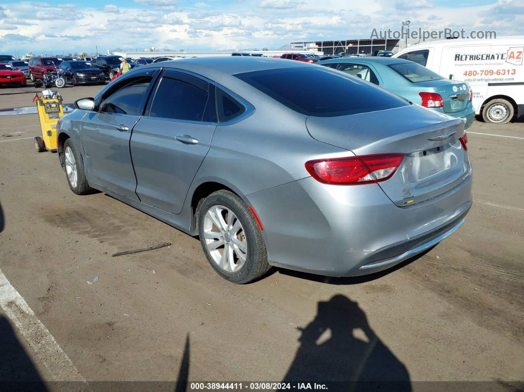 2015 Chrysler 200 Limited Серый vin: 1C3CCCAB6FN625279