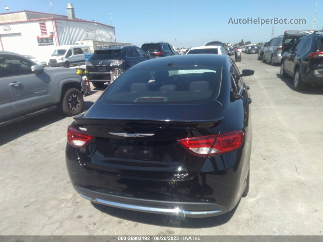 2015 Chrysler 200 Limited Black vin: 1C3CCCAB6FN641532