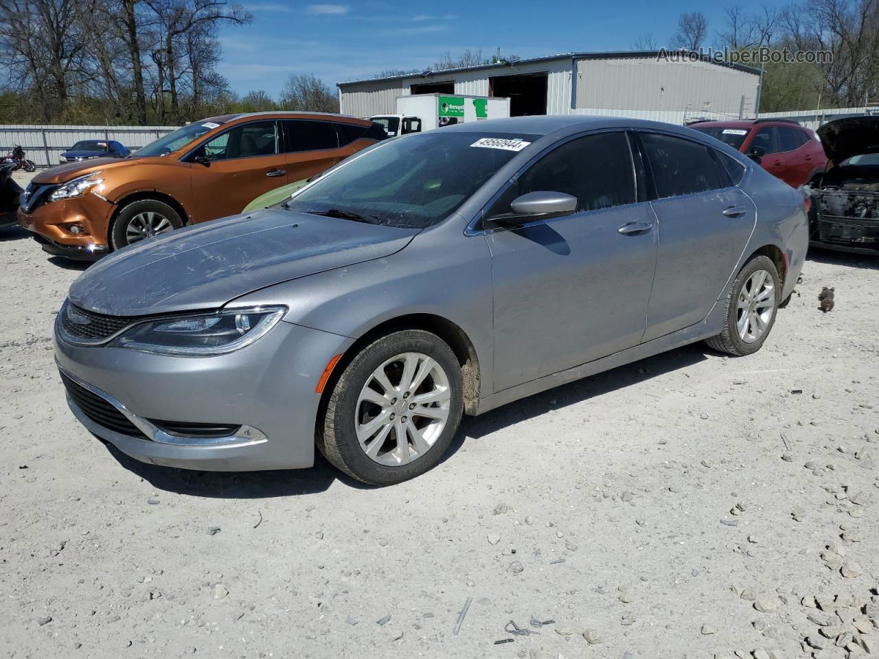 2015 Chrysler 200 Limited Silver vin: 1C3CCCAB6FN648092