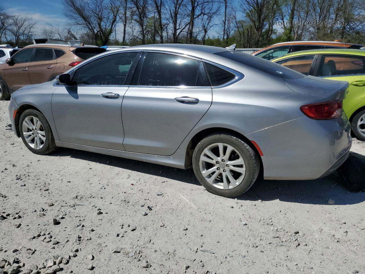 2015 Chrysler 200 Limited Silver vin: 1C3CCCAB6FN648092