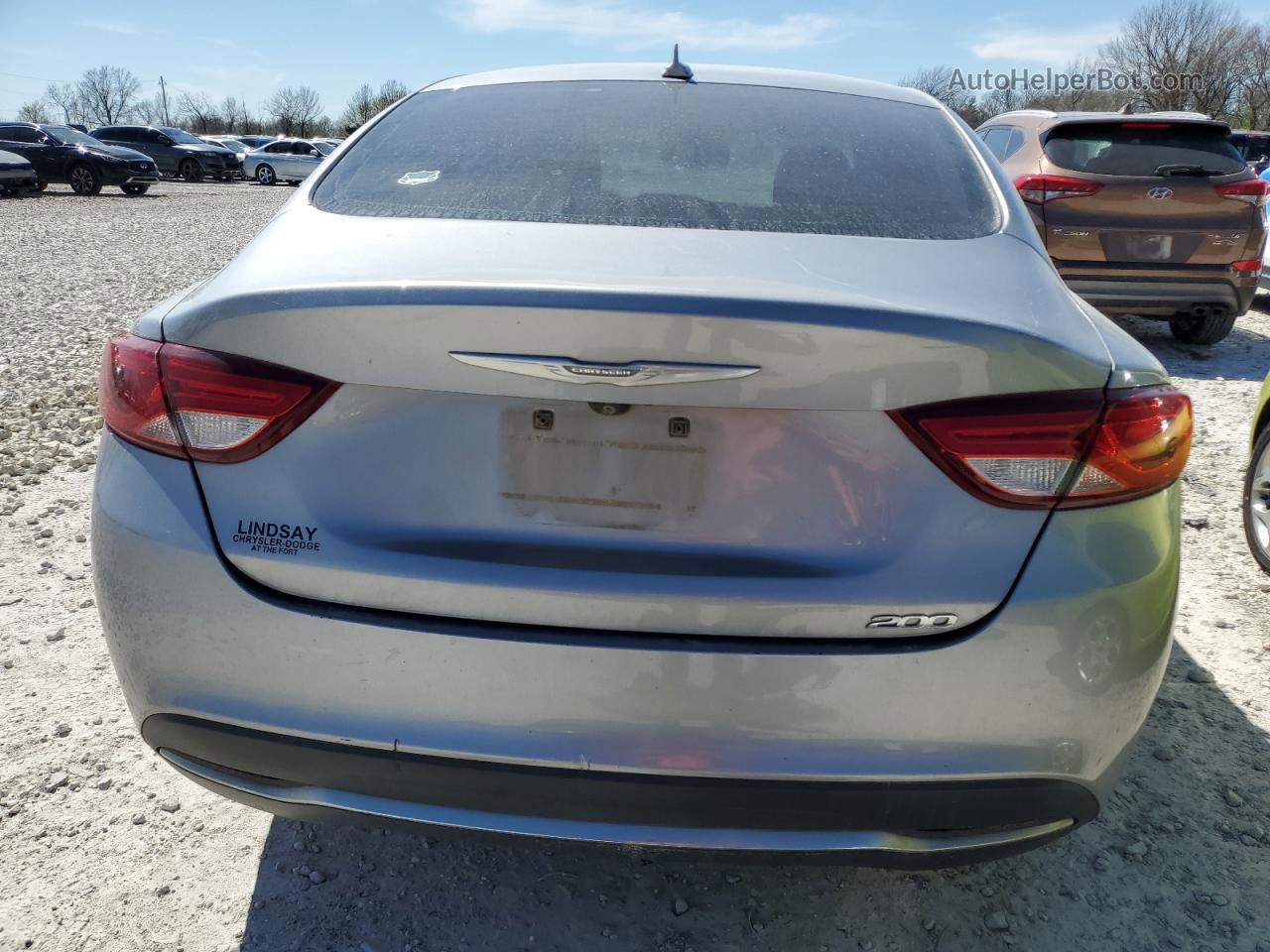 2015 Chrysler 200 Limited Silver vin: 1C3CCCAB6FN648092