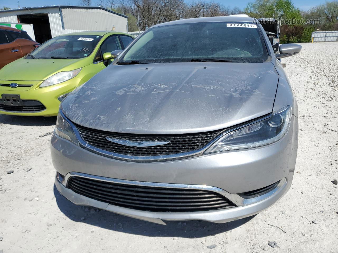 2015 Chrysler 200 Limited Silver vin: 1C3CCCAB6FN648092