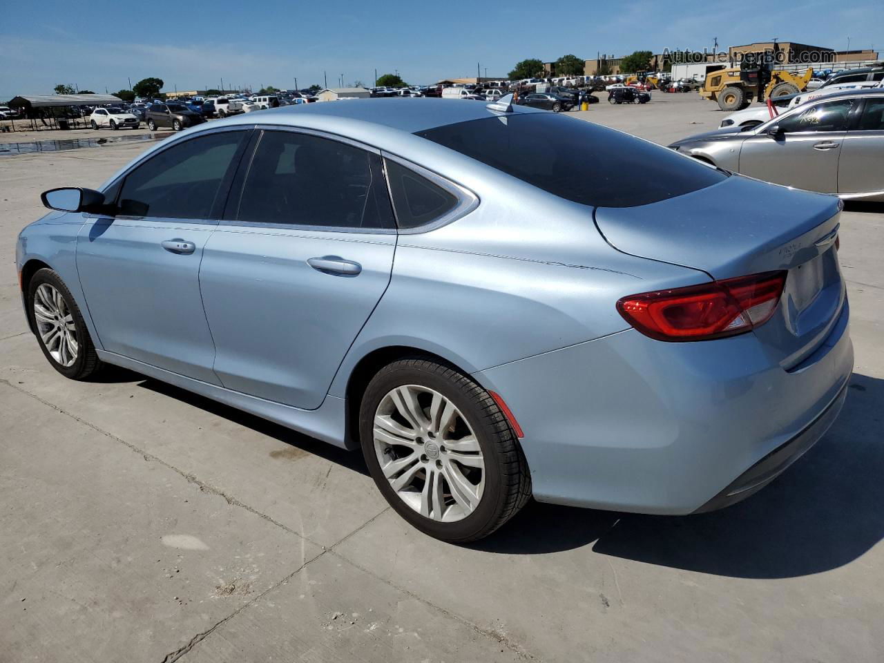 2015 Chrysler 200 Limited Blue vin: 1C3CCCAB6FN654829