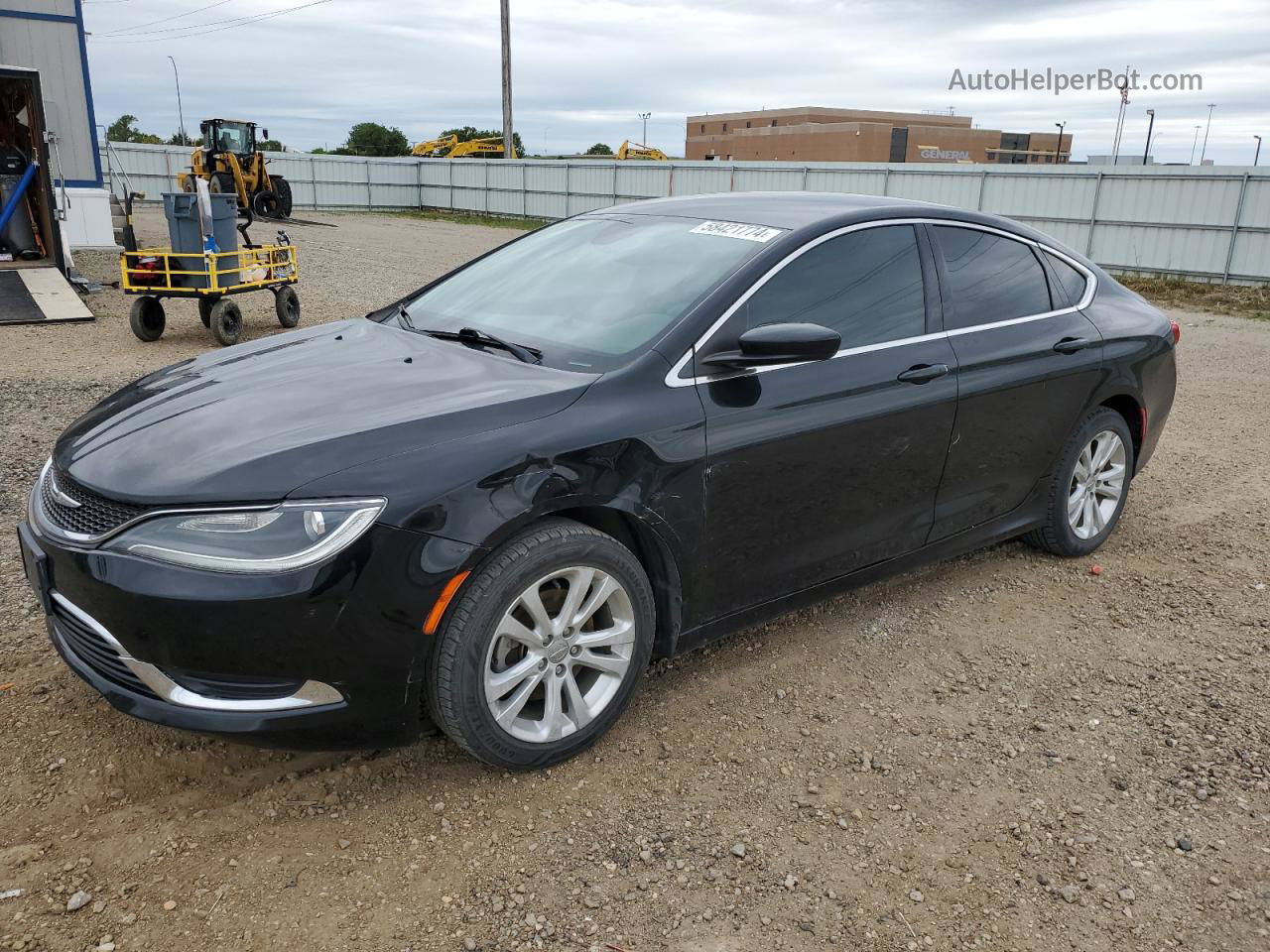 2015 Chrysler 200 Limited Черный vin: 1C3CCCAB6FN686423