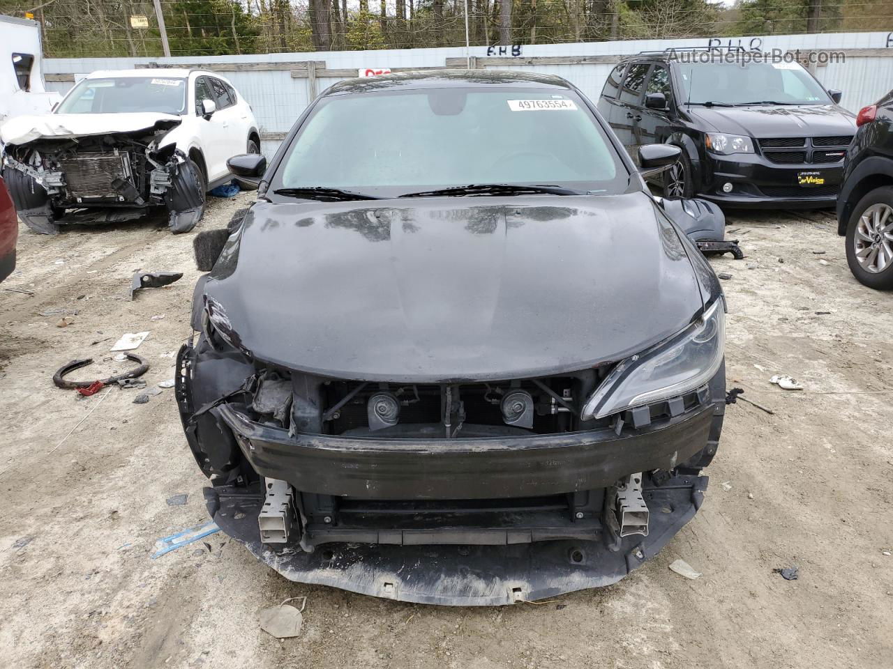 2015 Chrysler 200 Limited Black vin: 1C3CCCAB6FN687667