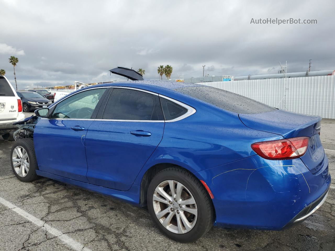 2015 Chrysler 200 Limited Blue vin: 1C3CCCAB6FN698376