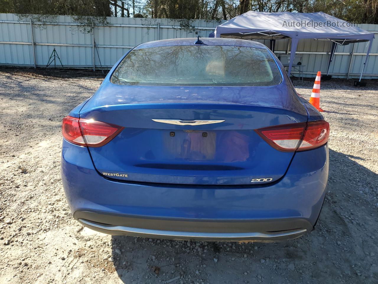 2015 Chrysler 200 Limited Blue vin: 1C3CCCAB6FN712986