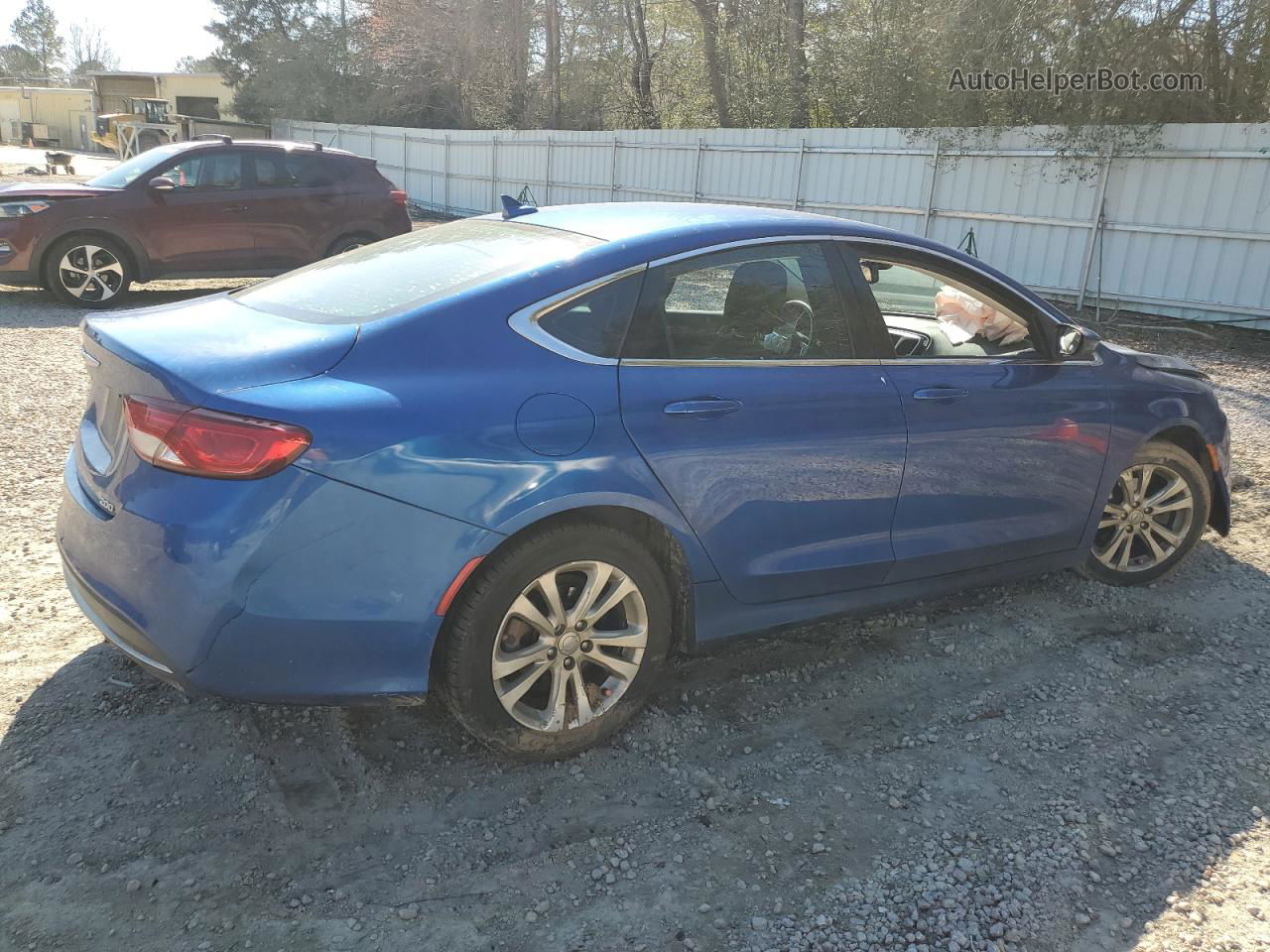 2015 Chrysler 200 Limited Blue vin: 1C3CCCAB6FN712986