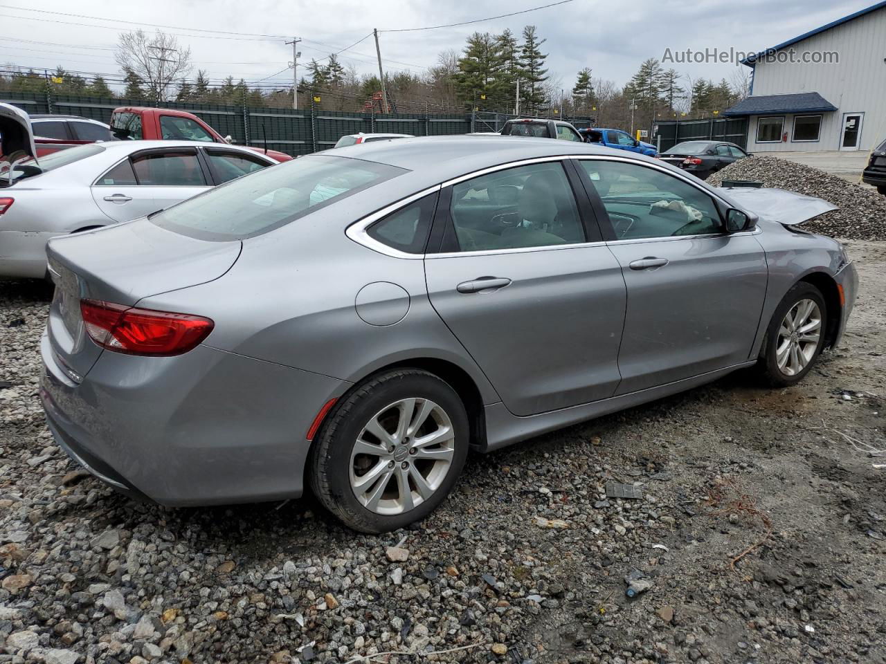 2015 Chrysler 200 Limited Серебряный vin: 1C3CCCAB6FN759273