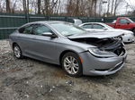 2015 Chrysler 200 Limited Серебряный vin: 1C3CCCAB6FN759273