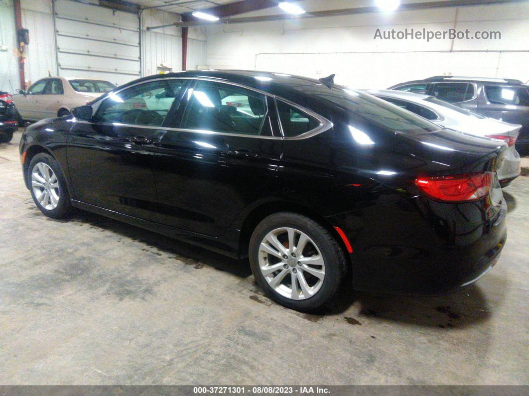 2016 Chrysler 200 Limited Black vin: 1C3CCCAB6GN102443