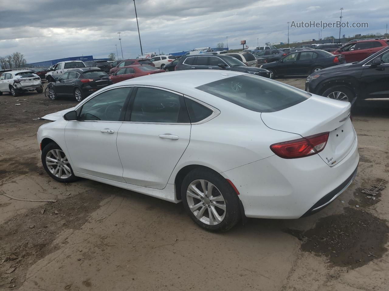 2016 Chrysler 200 Limited Белый vin: 1C3CCCAB6GN103379