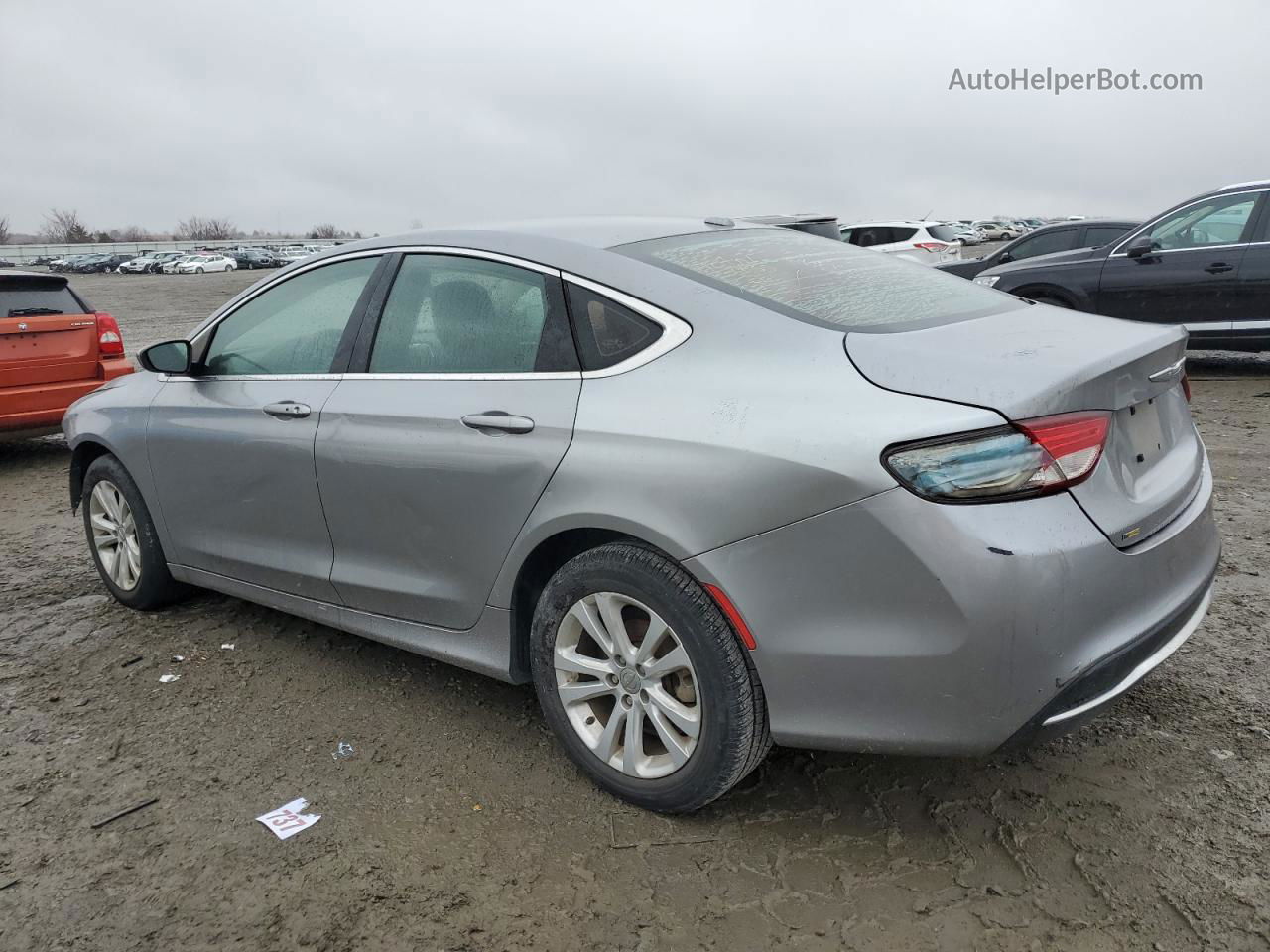 2016 Chrysler 200 Limited Silver vin: 1C3CCCAB6GN106086