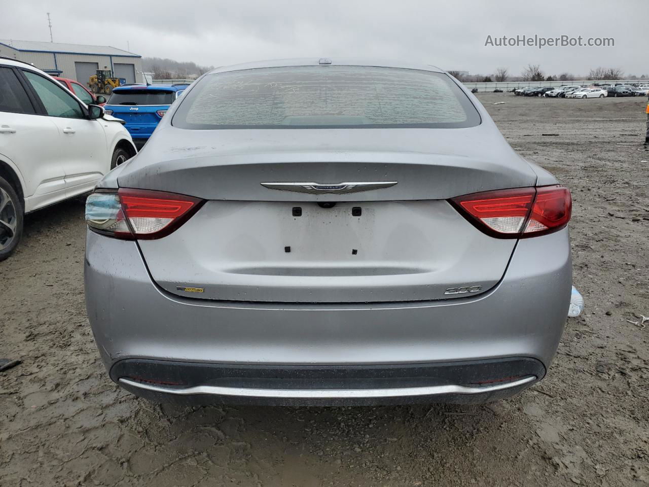 2016 Chrysler 200 Limited Silver vin: 1C3CCCAB6GN106086