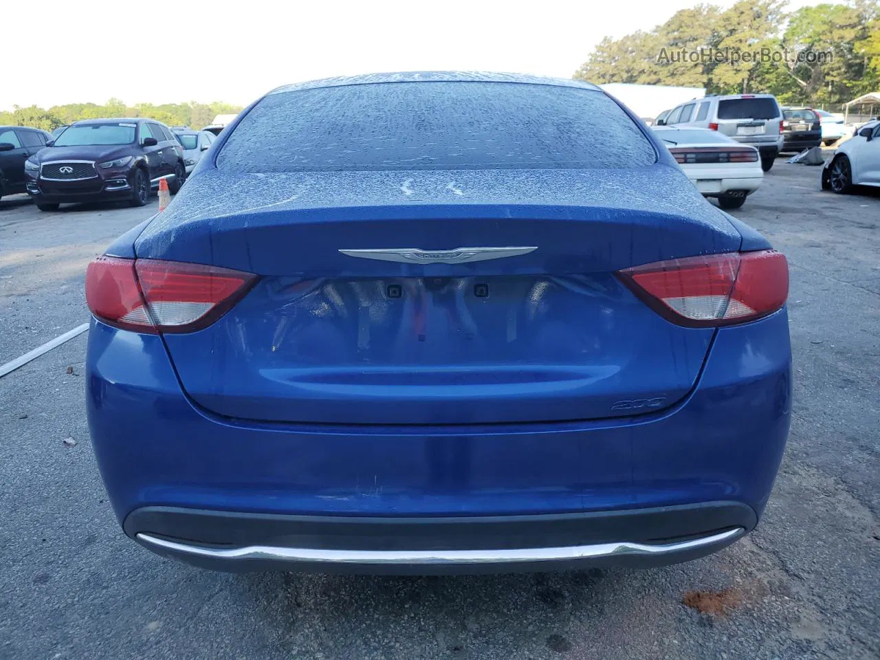 2016 Chrysler 200 Limited Blue vin: 1C3CCCAB6GN120408