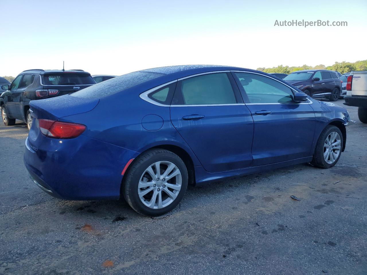 2016 Chrysler 200 Limited Blue vin: 1C3CCCAB6GN120408