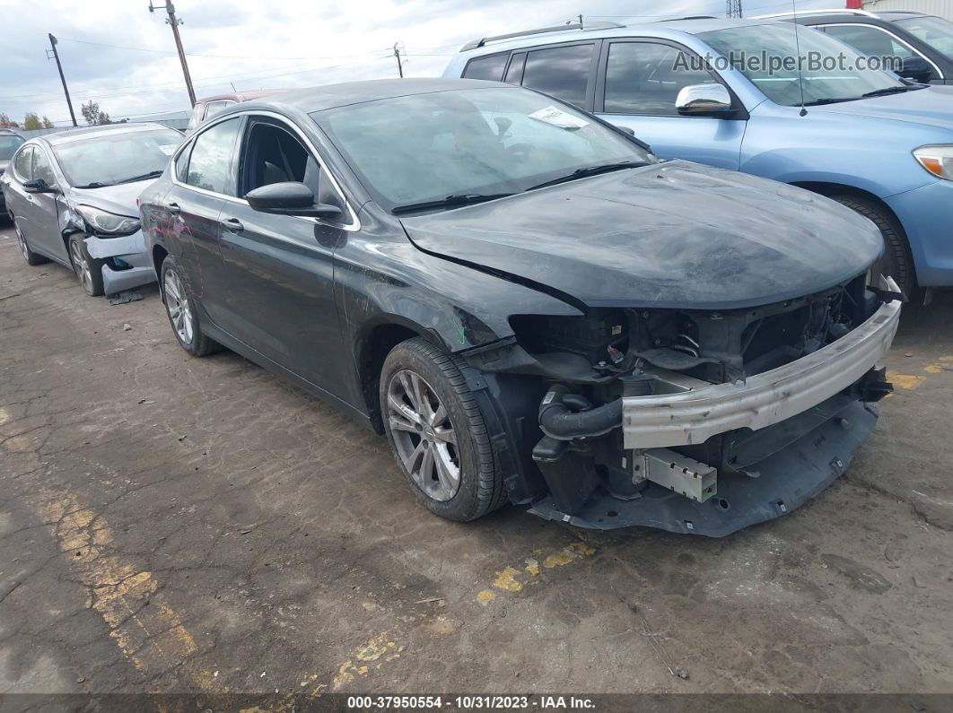 2016 Chrysler 200 Limited Black vin: 1C3CCCAB6GN128198