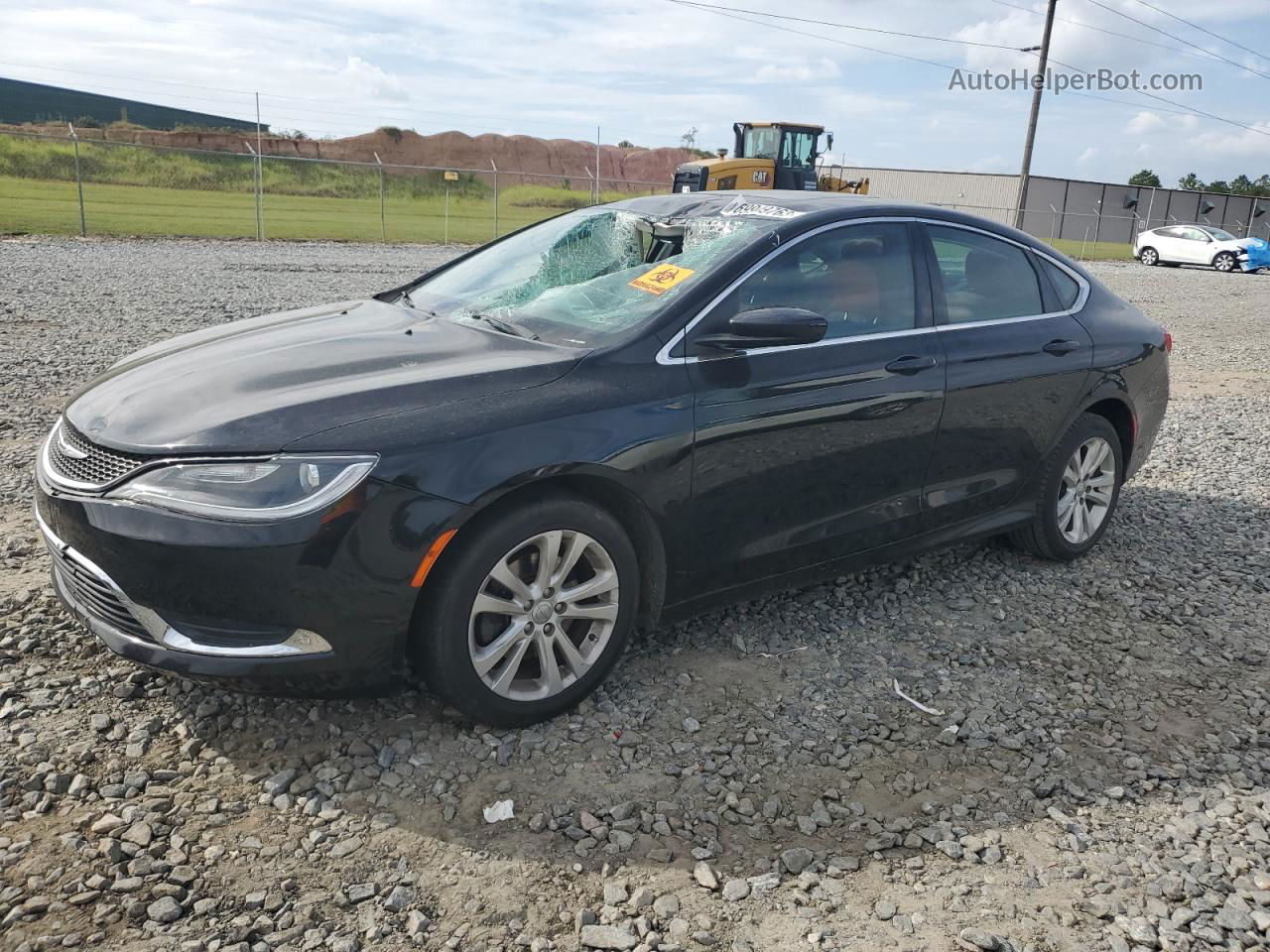 2016 Chrysler 200 Limited Black vin: 1C3CCCAB6GN129688