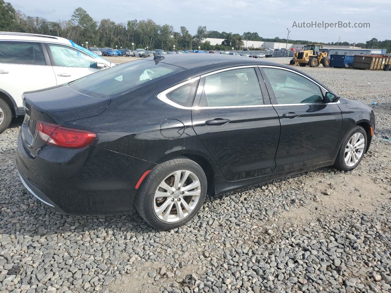 2016 Chrysler 200 Limited Black vin: 1C3CCCAB6GN129688