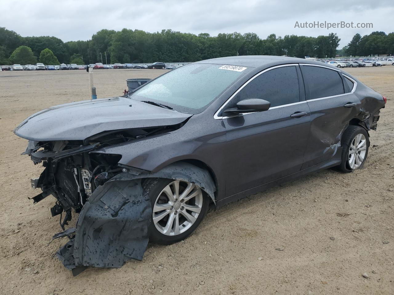 2016 Chrysler 200 Limited Charcoal vin: 1C3CCCAB6GN131747