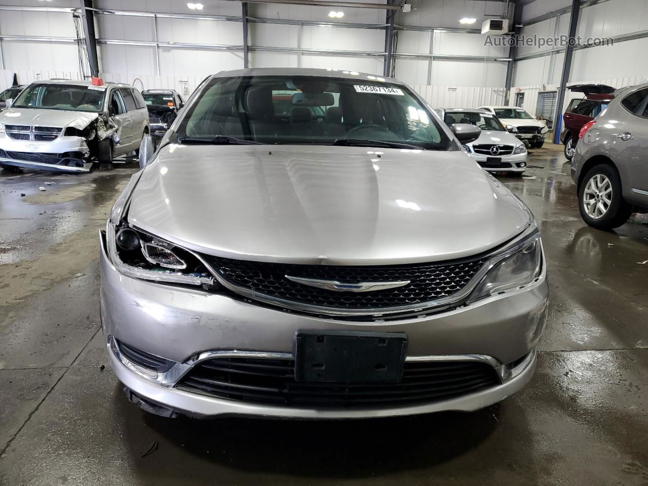 2016 Chrysler 200 Limited Silver vin: 1C3CCCAB6GN138455